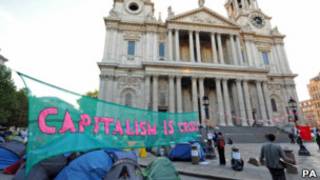 Phong trào Chiếm Thị trường chứng khoán London cắm trại bên ngoài Thánh đường St Paul