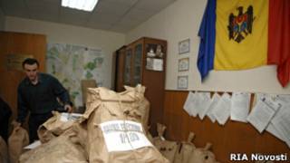 Бюллетени на выборах в Молдавии