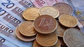 Moedas e notas de euro