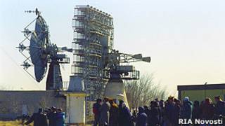 Радары на космодроме Байконур