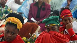 Funeral na África do Sul. Getty