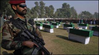 Pakistan bodies of soldiers killed by NATO