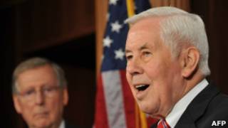 O senador Richard Lugar. | Foto: AFP