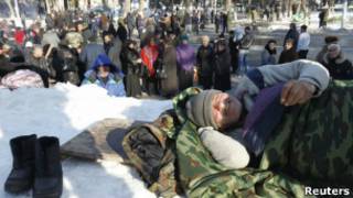 Цхинвали, голодовка протеста