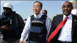 Ban Ki Moon a Somalia