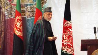 حامد کرزی، رئیس جمهوری افغانستان