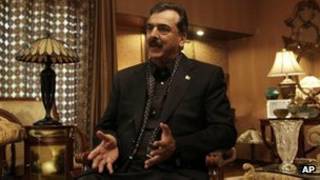 O premiê Yousuf Raza Gilani. | Foto: AP