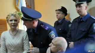 Юлия Тимошенко в зале суда