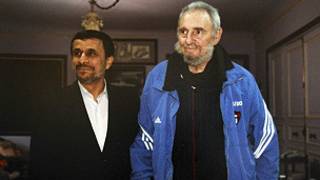 Fidel Castro y Mahmoud Ahmadinejad