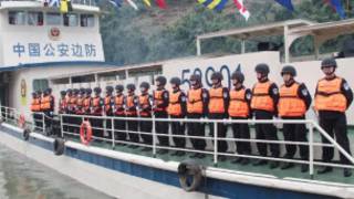 Tàu tuần tra của Trung Quốc trên sông Mekong
