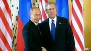 Путин и Буш
