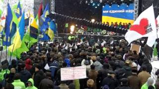 Мітинг опозиції у Києві на Софіївській площі