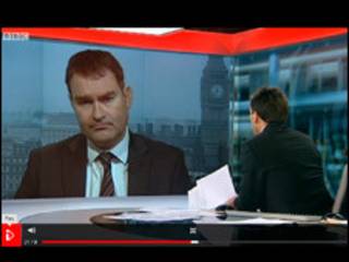 英国财政部长高科接受BBC采访