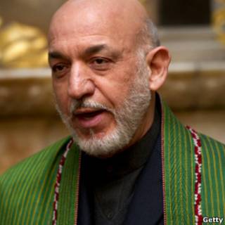 Presidente afegão, Hamid Karzai