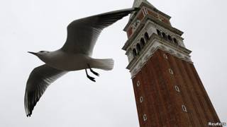torre de la plaza de san marco, venezia, italia