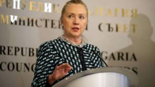 Ngoại trưởng Clinton lên án Nga tại Bulgaria