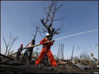 yangon fire