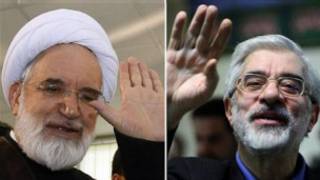 میرحسین موسوی و مهدی کروبی