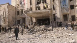 Ibisasu mu mujyi wa Aleppo muri Syria