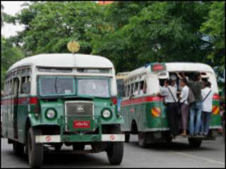 Rangoon bus