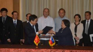 Ảnh chụp cuộc họp ở Manila (nguồn: Bộ Ngoại giao Philippines)