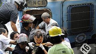 Choque de tren en Buenos Aires