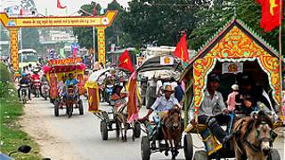 Người Khmer mừng năm mới ở An Giang