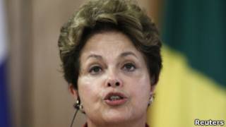 Dilma Rousseff, presidenta de Brasil