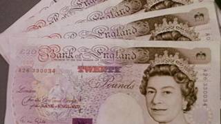 أوراق نقدية من فئة 20 جنيها استرلينيا