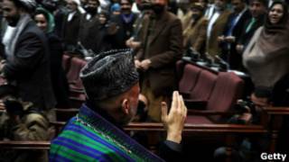حامد کرزی در مجلس نمایندگان