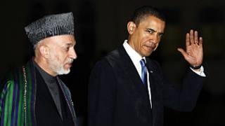 کرزی او اوباما