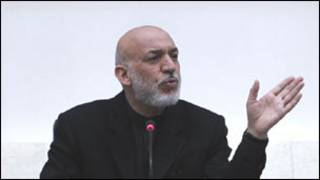 President Hamid karzai