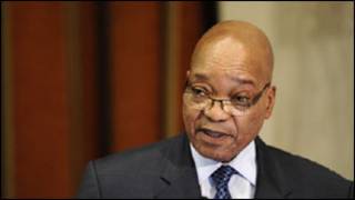 Shugaba Jacob Zuma na Afirka ta Kudu