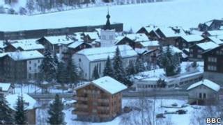 Täsch, na Suíça. | Foto: BBC