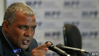 O procurador da República Eduardo Santos de Oliveira fala sobre a denúncia do MP contra a Chevron. | Foto: AFP