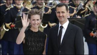 Shugaba Assad da matarsa Asma