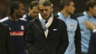 روبرتو مانشيني المدير الفني لمانشستر سيتي