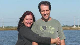 Rosângela Touson e o marido, Flavio Gomes (arquivo pessoal)