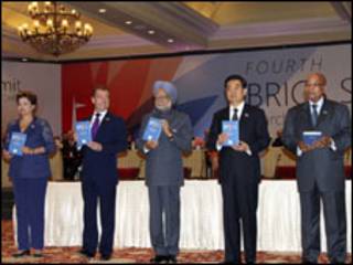 BRICS ငါးနိုင်ငံမှခေါင်းဆောင်များ