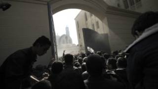 عند قبر البابا شنودة