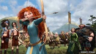 Princesa Mérida, protagonista de la animación "Brave"