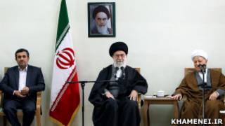 دیدار اعضای مجمع تشخیص با رهبر ایران