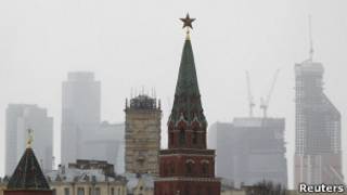 Башни Кремля и Москва-Сити