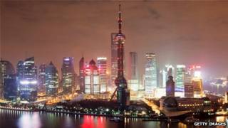 Vista de una ciudad china