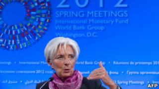 A diretora-gerente do FMI, Christine Lagarde