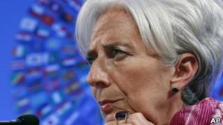 A diretora-gerente do FMI, Christine Lagarde