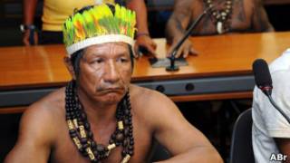 Índios ocupam sala da CCJ, na Câmara, em Brasília (Foto de arquivo, Fabio Rodrigues Pozzebom/ABr)