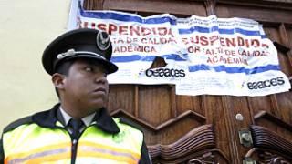 Universidad cerrada en Ecuador