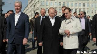 Медведев и Путин
