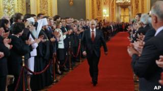 Путин на инаугурации в Кремле